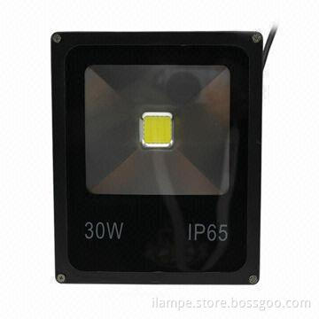 LED flood lighting of 10W power with black and gray shell colors